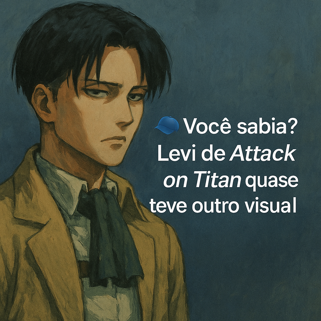 Levi Ackerman de Attack on Titan – arte minimalista para post de blog.