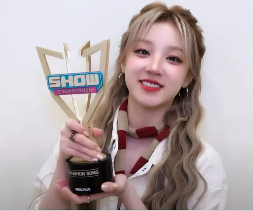 Yuqi conquista sua primeira vitória solo no Show Champion