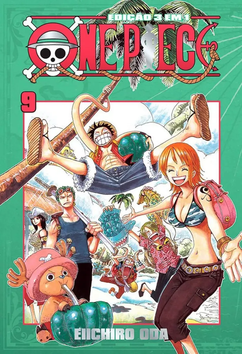 Mangá One Piece 3 Em 1 – Volume 9 (panini, Lacrado)