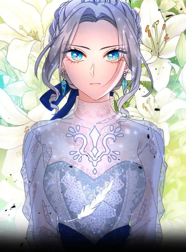 Cena do manhwa Fugindo da Segunda Guilhotina, Ella e o príncipe Gil