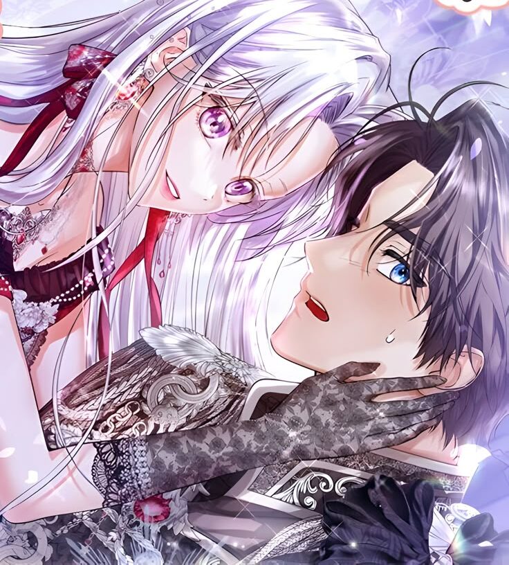 Agnes e Raymond em contraste, com a corte ao fundo