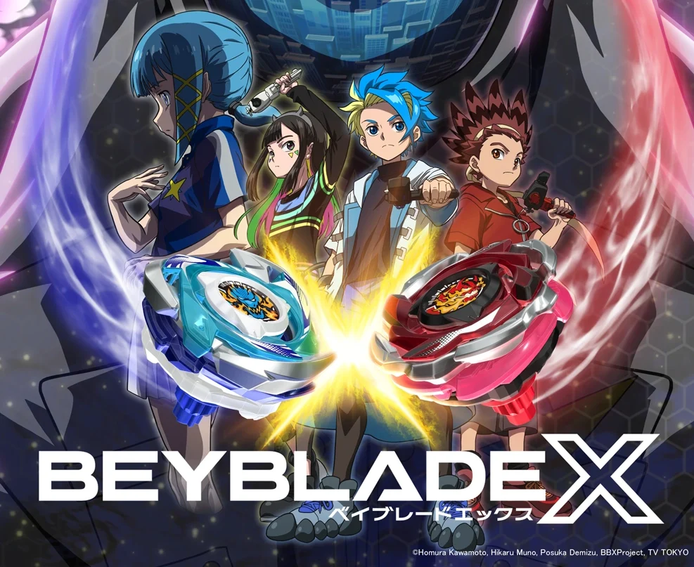 (G)I-DLE e Beyblade X — arte/thumbnail para fechar o artigo