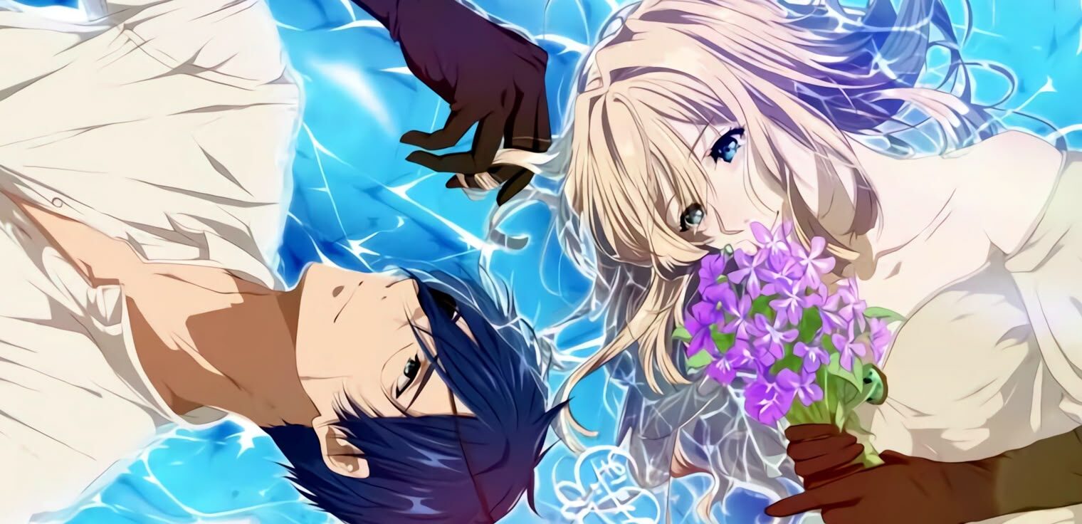 Cenas do anime Violet Evergarden