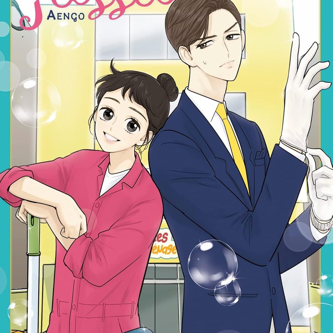 Momentos do casal no webtoon Clean With Passion for Now