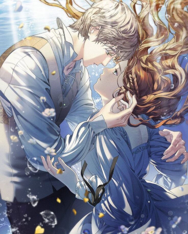 Grace e Benjamin Felton - cena do manhwa