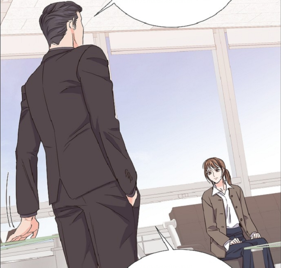 Ji-woo e Soo-hyuk lado a lado, entre amor e segredos, no manhwa Scandal