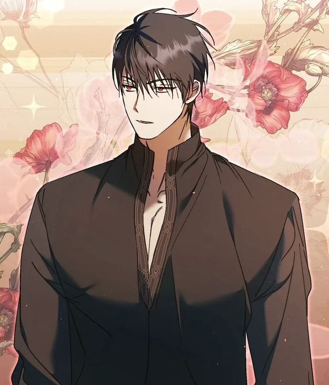 Cena do Lorde Demônio amnésico ao lado da protagonista