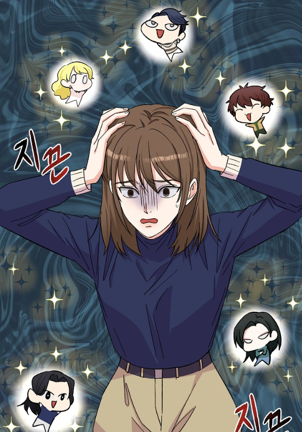 Imagem final ilustrativa do webtoon Broadcast Genius: The Youngest Writer