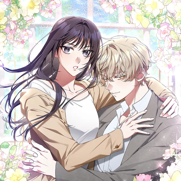 Casal principal em momento rom&acirc;ntico manhwa fantasia moderna