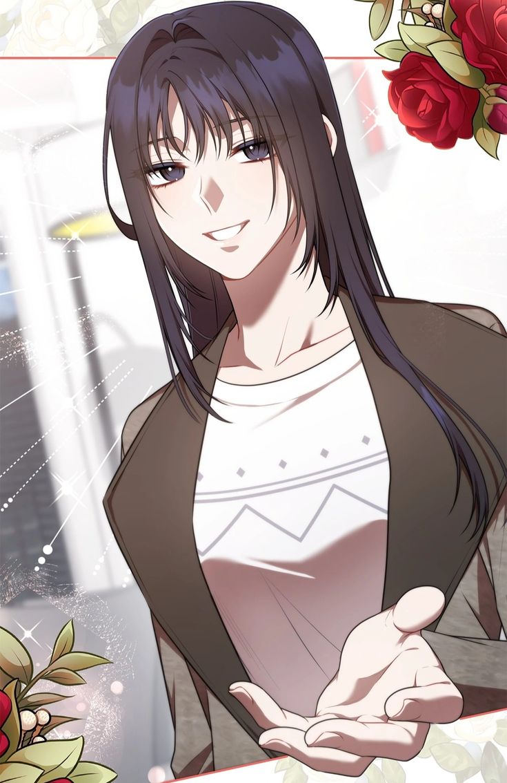 Protagonista dona de caf&eacute; manhwa em ambiente aconchegante