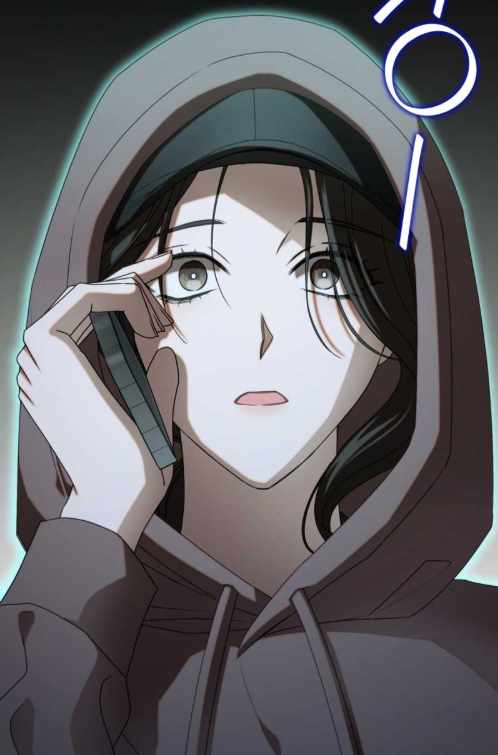 Quadros do webtoon When the Phone Rings mostrando suspense e romance